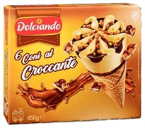 DOLCIANDO (EUROSPIN) CONI GELATO AL CROCCANTE DOLCIANDO (EUROSPIN) CONI GELATO AL CROCCANTE