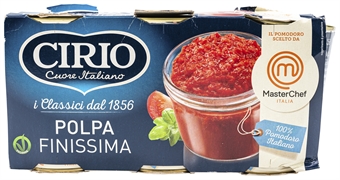 CIRIO LA FINISSIMA POLPA DI POMODORO CIRIO LA FINISSIMA POLPA DI POMODORO