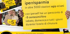 Benzina, con l'iperself di Eni si risparmia