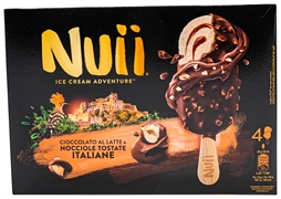 NUII NUII, CIOCCOLATO AL LATTE E NOCCIOLE TOSTATE ITALIANE 4 PEZZI 272 G NUII NUII, CIOCCOLATO AL LATTE E NOCCIOLE TOSTATE ITALIANE 4 PEZZI 272 G