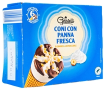 GELATELLI (LIDL) CONI CON PANNA FRESCA GELATELLI (LIDL) CONI CON PANNA FRESCA