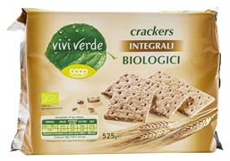 COOP CRACKERS INTEGRALI BIOLOGICI COOP CRACKERS INTEGRALI BIOLOGICI