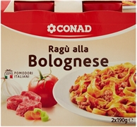 CONAD RAGÙ ALLA BOLOGNESE I SUGHI CONAD RAGÙ ALLA BOLOGNESE I SUGHI