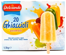 DOLCIANDO (EUROSPIN) 20 GHIACCIOLI ASSORTITI - ARANCIA DOLCIANDO (EUROSPIN) 20 GHIACCIOLI ASSORTITI - ARANCIA
