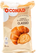 CONAD CORNETTI DI PASTA SFOGLIA CLASSICI CONAD CORNETTI DI PASTA SFOGLIA CLASSICI