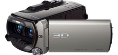 Videocamere: arrivano anche le 3D