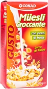 CONAD MUESLI CROCCANTE CON PEZZI DI FRUTTA CONAD MUESLI CROCCANTE CON PEZZI DI FRUTTA
