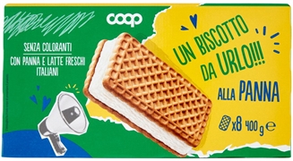 COOP UN BISCOTTO DA URLO! ALLA PANNA COOP UN BISCOTTO DA URLO! ALLA PANNA