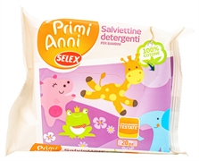 SELEX PRIMI ANNI - SALVIETTINE DETERGENTI PER BIMBO 100% COTONE SELEX PRIMI ANNI - SALVIETTINE DETERGENTI PER BIMBO 100% COTONE