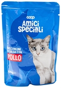 COOP AMICI SPECIALI BOCCONCINI IN SALSA CON POLLO COOP AMICI SPECIALI BOCCONCINI IN SALSA CON POLLO