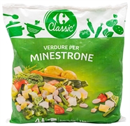 CARREFOUR MINESTRONE CON 15 VERDURE SURGELATO CARREFOUR MINESTRONE CON 15 VERDURE SURGELATO