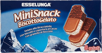 ESSELUNGA MINI SNACK BISCOTTO GELATO ESSELUNGA MINI SNACK BISCOTTO GELATO