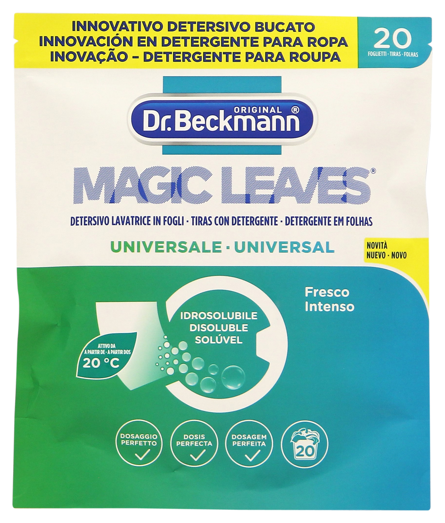 DR.BECKMANN DETERSIVO LAVATRICE IN FOGLI UNIVERSALE
