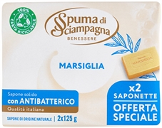 SPUMA DI SCIAMPAGNA SAPONE SOLIDO MARSIGLIA CON ANTIBATTERICO (versione 2)
