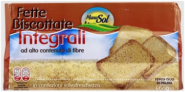 MANUSOL (MD) FETTE BISCOTTATE INTEGRALI