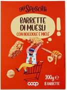 COOP GLI SPESOTTI BARRETTE DI MUESLI CON NOCCIOLE E MIELE