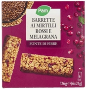 PAM BARRETTE AI MIRTILLI ROSSI E MELAGRANA