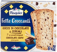 BRIOCHE PASQUIER FETTE CROCCANTI GOCCE DI CIOCCOLATO & CEREALI