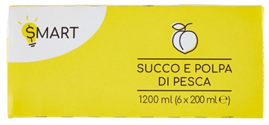 SMART (ESSELUNGA) Succo e polpa di pesca