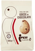IPER FROLLINI CON GOCCE DI CIOCCOLATO