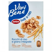 SELEX VIVI BENE FIOCCHI DI RISO E GRANO INTEGRALE
