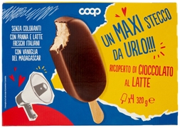 COOP UN MAXI STECCO DA URLO! RICOPERTO DI CIOCCOLATO AL LATTE