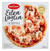 RONCADIN PIZZA EXTRA VOGLIA LA SOTTILE PROSCIUTTO E FUNGHI