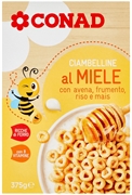 CONAD Ciambelline al Miele con avena frumento riso e mais