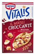 CAMEO VITALIS IL MÜESLI CROCCANTE MIX DI FRUTTA CON UVETTA MIRTILLI ROSSI E MIELE