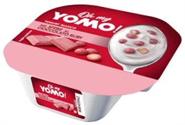 YOMO Yogurt Bianco Più Sfere Al Cioccolato Ruby