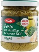 COOP PESTO CON BASILICO GENOVESE DOP SENZA AGLIO