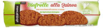 ALTROMERCATO BIOFROLLE QUINOA CON ZUCCHERO DI CANNA E MIELE