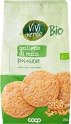 VIVI VERDE BIO (COOP) Gallette di mais Biologiche