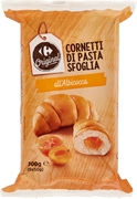 CARREFOUR CORNETTI DI PASTA SFOGLIA ALL'ALBICOCCA