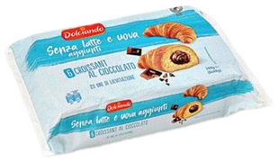DOLCIANDO (EUROSPIN) CROISSANT AL CIOCCOLATO SENZA LATTE E UOVA AGGIUNTI