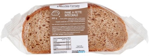 IL VECCHIO FORNAIO Pane a fette con farina integrale