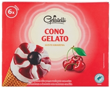 GELATELLI (LIDL) CONO AMARENA
