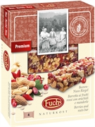 FUCHS NATURKOST Barretta ai frutti rossi con arachidi e mandorle