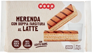 COOP MERENDA CON DOPPIA FARCITURA AL LATTE