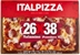 ITALPIZZA 26x38 Salamino & provolone