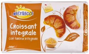 NASTRECCE (LIDL) CROISSANT INTEGRALI CON ZUCCHERO DI CANNA