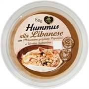 IO VEG Hummus alla Libanese con Melanzane grigliate, Peperoni e Uvetta Sultanina