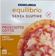 ESSELUNGA EQUILIBRIO PIZZA CON PROSCIUTTO COTTO SENZA GLUTINE