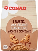 CONAD I RUSTICI CON GRANO SARACENO E GOCCE DI CIOCCOLATO