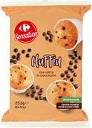 CARREFOUR Muffin con gocce di cioccolato