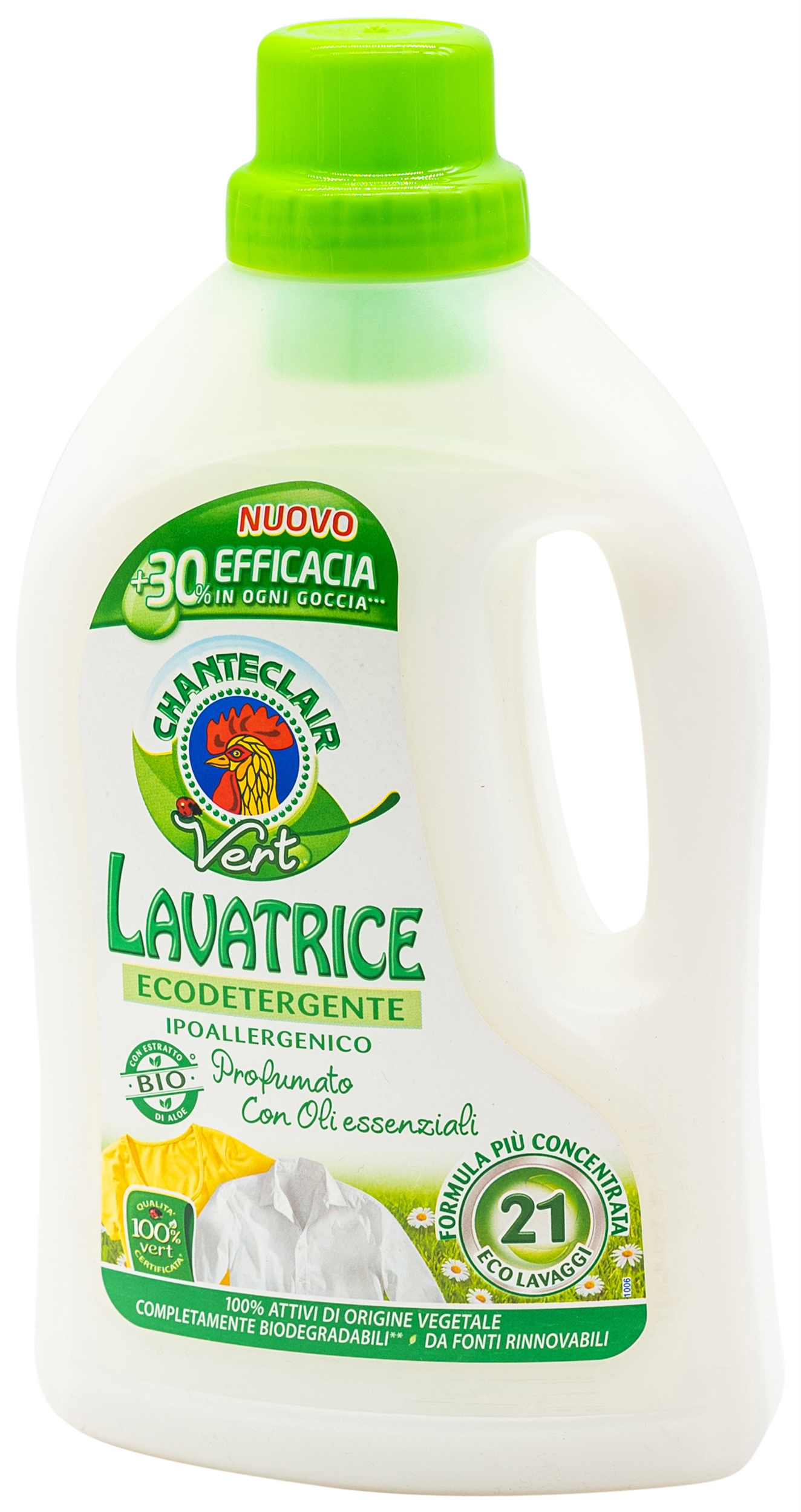 CHANTECLAIR VERT ECODETERGENTE LAVATRICE