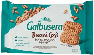 GALBUSERA BUONICOSÌ SENZA ZUCCHERI AGGIUNTI CON LATTE INTERO E FARINA INTEGRALE