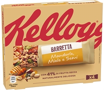 KELLOGG'S Barretta Mandorle, Miele e Semi