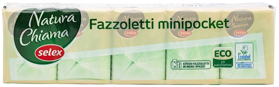 SELEX NATURA CHIAMA (FAMILA) Fazzoletti minipocket