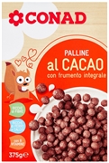 CONAD PALLINE AL CACAO CON FRUMENTO INTEGRALE